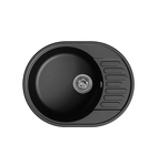 Превью картинка Кварцевая мойка Lex ORTA 620 BLACK кварцевая мойка #1