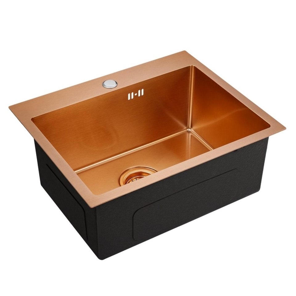 Фото Металлическая мойка EMAR EMB-115 PVD Nano Coppery