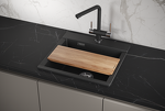 Превью картинка Кварцевая мойка GRANULA 5201, ЧЁРНЫЙ #1