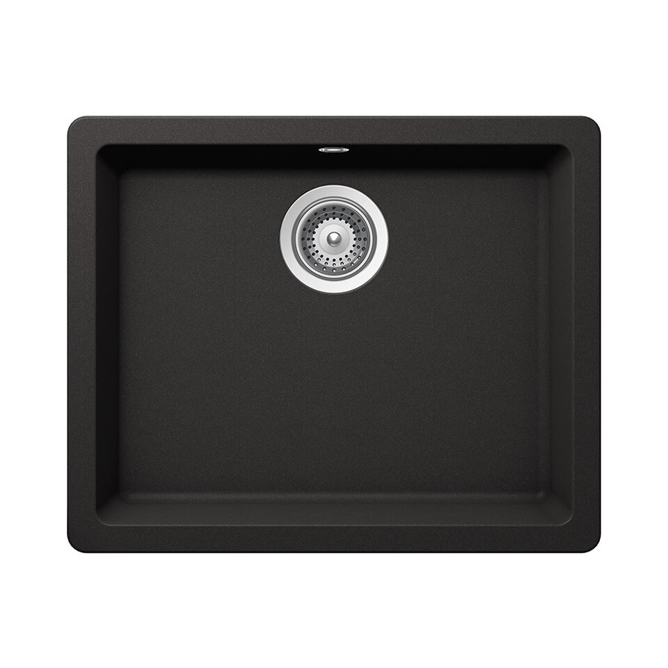 Фото Гранитная мойка SCHOCK QUADRO 60U CRISTALITE неро