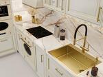 Превью картинка Металлическая мойка EMAR EMB-660(TOP) PVD Golden #3