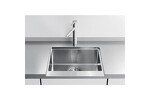 Превью картинка Металлическая мойка Blanсo CLARON 500-U нерж.сталь Durinox с отв. арм. InFino #5