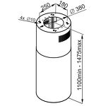 Превью картинка Островная вытяжка MAUNFELD Lee Push 39 черный #9