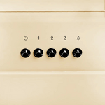 Превью картинка Наклонная вытяжка Lex MIKA G 500 IVORY воздухоочиститель #2