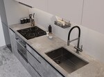 Превью картинка Металлическая мойка EMAR EMB-660(UN) PVD Dark #2