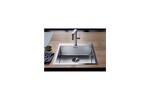 Превью картинка Металлическая мойка Blanсo CLARON 500-IF/A нерж.сталь Durinox с отв. арм. InFino #2