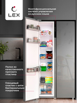 Превью картинка  Холодильник side by side Lex LSB530SlGID отдельностоящий холодильник #5